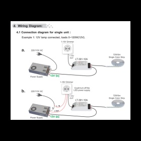 1-10V Constant Voltage Drivers LTECH 1-10V Driver 1-10V Constant Voltage Drivers LTECH 1-10V Driver